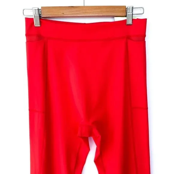 NWT Aerie Offline Orange High Rise 7/8 Length Goal Leggings Large - Picture 3 of 12
